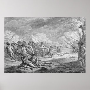 Battle of Lexington,from 'Recueil d'Estampes' Poster