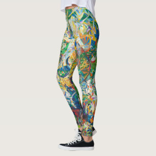 Battle of Lights, Coney Island, Mardi Gras Leggings