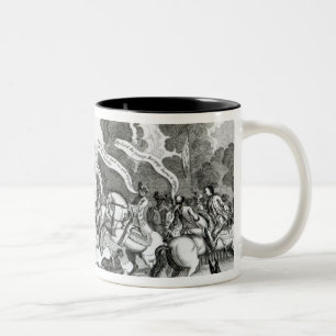 Battle of Minden, 1st August 1759 Two-Tone Coffee Mug