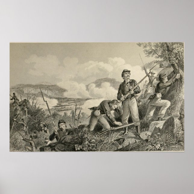Battle of Missionary Ridge Poster (Front)
