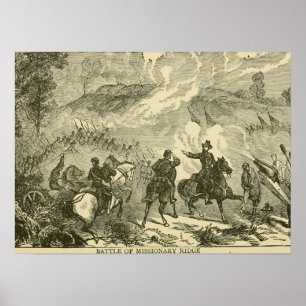 Battle of Missionary Ridge Poster