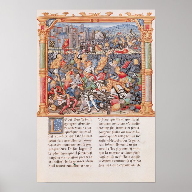 Battle of Nancy in 1477 Poster (Front)