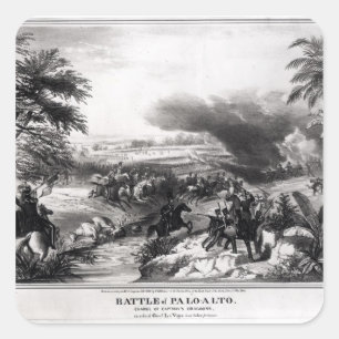 Battle of Palo Alto Square Sticker