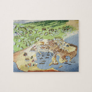 Battle of Piraeus, from the Pictorial History of t Jigsaw Puzzle