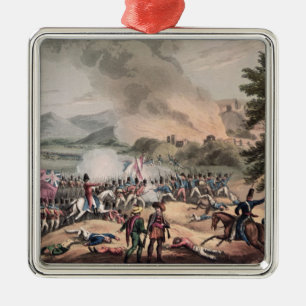 Battle of Pombal, engraved by Thomas Sutherland Metal Ornament