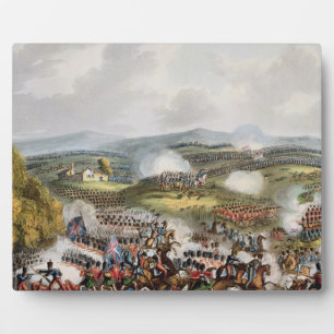 Battle of Quatre Bras, June 16th 1815, from 'The M Plaque
