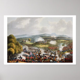 Battle of Quatre Bras, June 16th 1815, from 'The M Poster