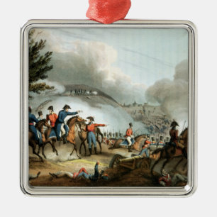 Battle of Salamanca,etched by J. Clarke Metal Ornament
