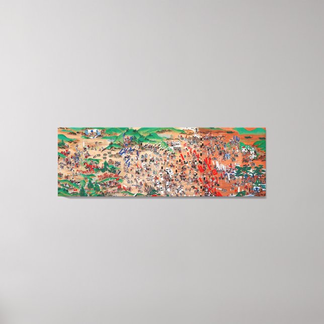 Battle of Sekigahara 関ヶ原の戦 Canvas Print (Front)