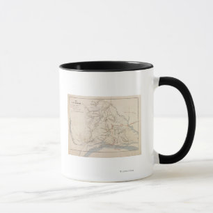 Battle of Shiloh - Civil War Panoramic Map 4 Mug