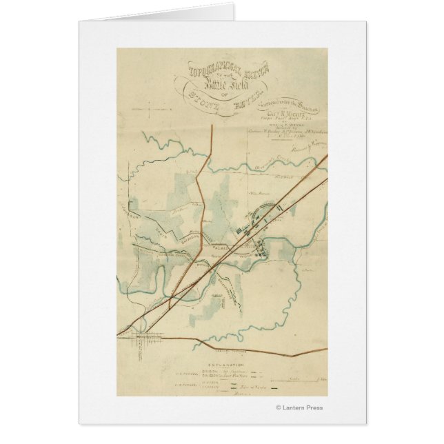 Battle of Stones River - Civil War Panoramic (Front)