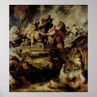 Battle of the Amazons and Greeks , c.1617