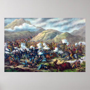 Battle of the Big Horn Custer's Last Stand Poster