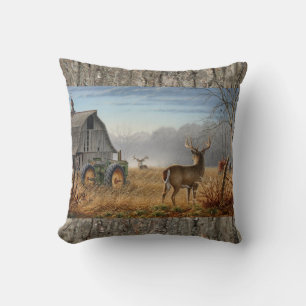 Battle Of The Bucks Throw Pillow