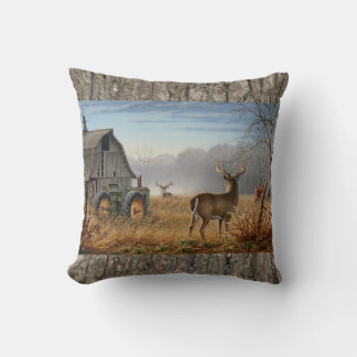 Battle Of The Bucks Throw Pillow