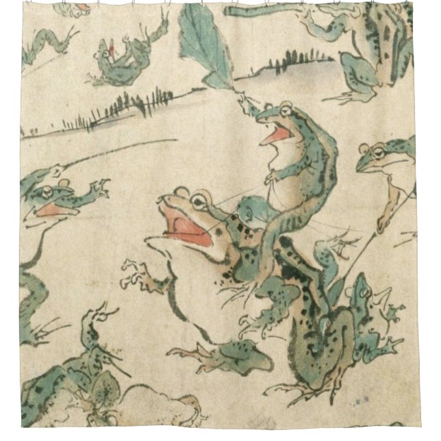 Battle Of The Frogs - Kawanabe Kyosai (Front)