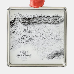 Battle of the Great Meadows, July 3rd 1754 Metal Ornament
