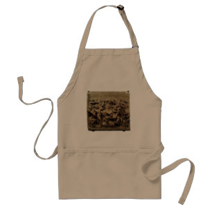 Battle of the Lapiths and Centaurs by Michelangelo Standard Apron