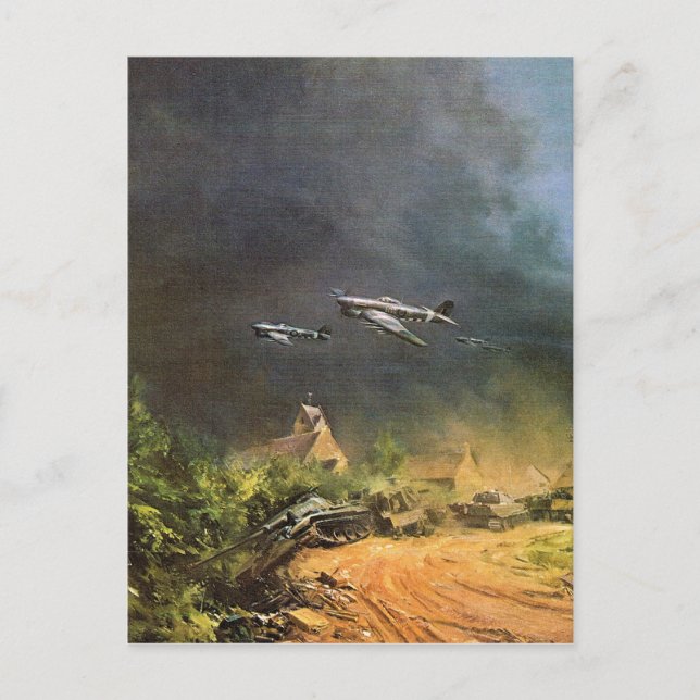 Battle of the liberation of France Postcard (Front)