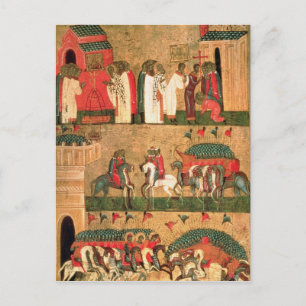 Battle of the Novgorodians with the Suzdalians Postcard