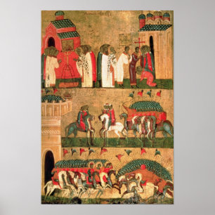 Battle of the Novgorodians with the Suzdalians Poster
