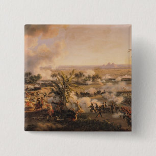 Battle of the Pyramids, 21st July 1798, 1806 2 Inch Square Button