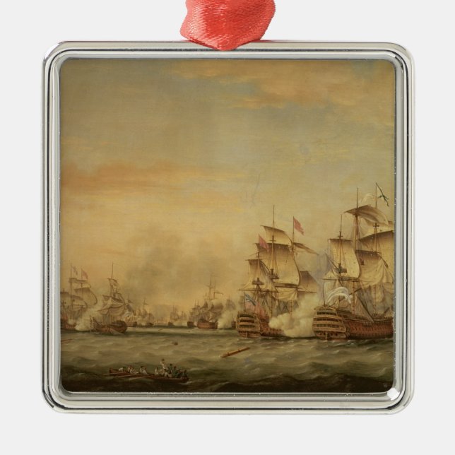Battle of the Saints, 1782 Metal Ornament (Front)