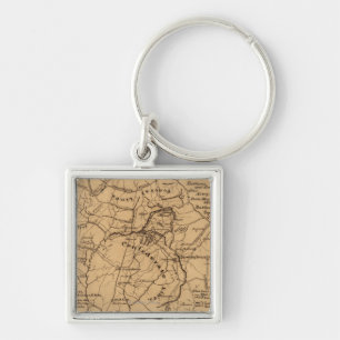 Battle of the Wilderness - Civil War Panoramic 2 Keychain