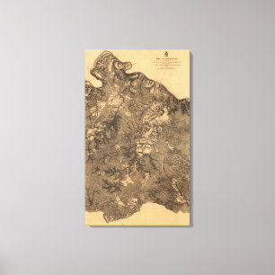 Battle of the Wilderness - Civil War Panoramic Canvas Print