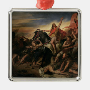 Battle of Tolbiac in AD 496, 1837 Metal Ornament