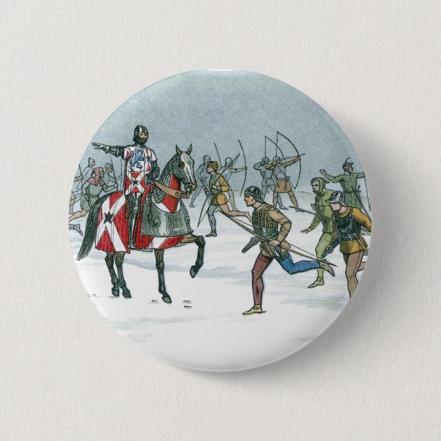 Battle of Towton 1461 2 Inch Round Button (Front)
