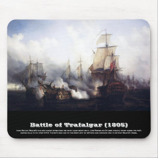 Battle of Trafalgar at noontide Mouse Pad