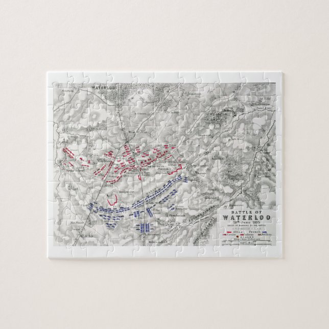 Battle of Waterloo, 18th June 1815, Sheet 1st (eng Jigsaw Puzzle (Horizontal)
