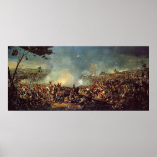 Battle of Waterloo by William Sadler Poster