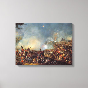 Battle Of Waterloo Canvas Print