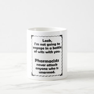 Battle of Wits Pharmacist Coffee Mug