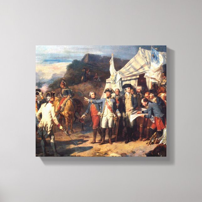 Battle of Yorktown, Canvas Print (Front)