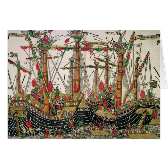 Battle of Zonchio, 1499 (Front Horizontal)