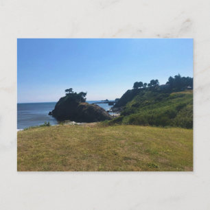 Battle Rock, Port Orford, OR Postcard