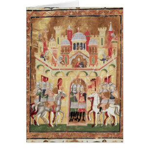 Battle scene at the walls of Jerusalem