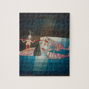 Battle Scene From Seafarers Opera By Paul Klee Met Jigsaw Puzzle