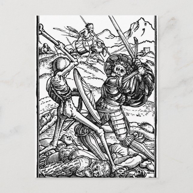 Battle Scene Postcard (Front)