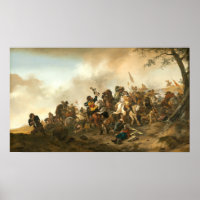 Battle Scene - Poster d'art Philips Wouwerman