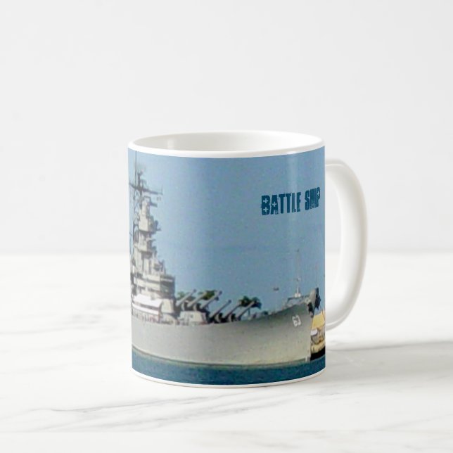 Battle Ship Mug (Front Right)