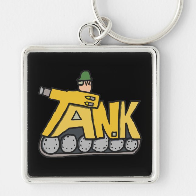 Battle Tank Keychain (Front)