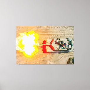 BATTLE TANK – M1 Abrams 40x60 Canvas Print