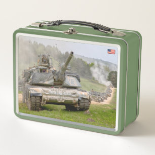 BATTLE TANK – M1 Abrams Metal Lunch Box
