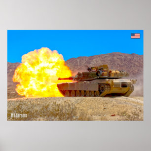 BATTLE TANK – M1 Abrams Poster