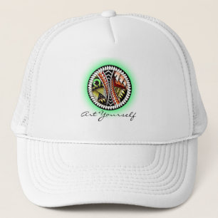 Battle Tattoo Drawing Trucker Hat