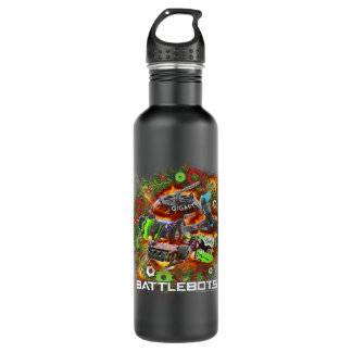 BattleBots Christmas Exploding Wreath Group Shot P 710 Ml Water Bottle